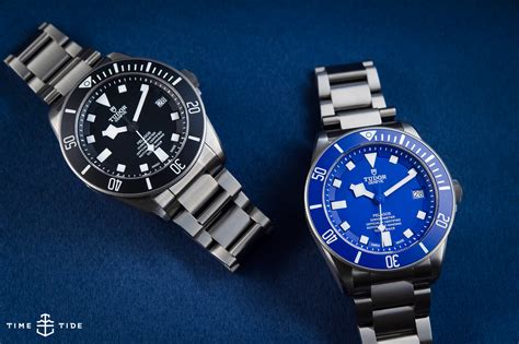 tudor pelagos black vs blue|tudor pelagos blue dial.